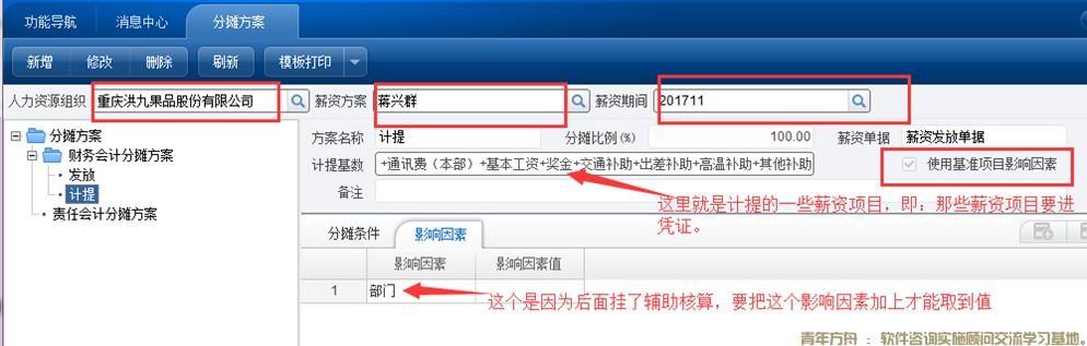 人工成本费用分摊生成财务凭证(图1)