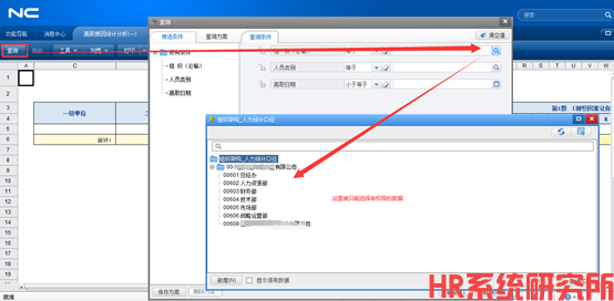 同一张报表如何实现某个单位只能查询本单位的数据(图7)